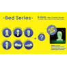 Smiski - Bed series glow in the dark mini figure