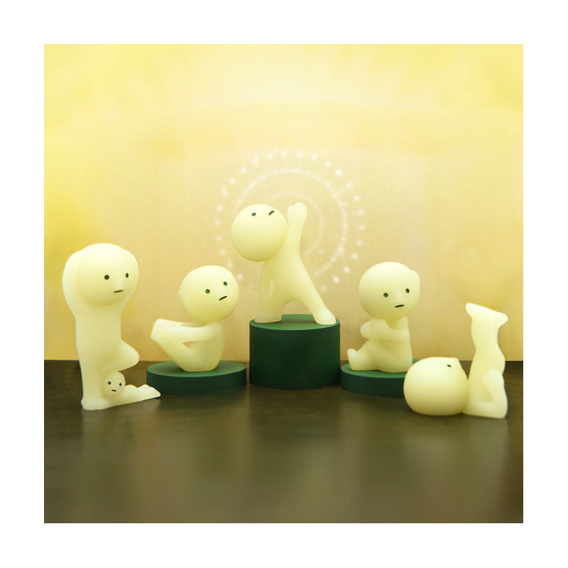 Smiski - Yoga series glow in the dark mini figure