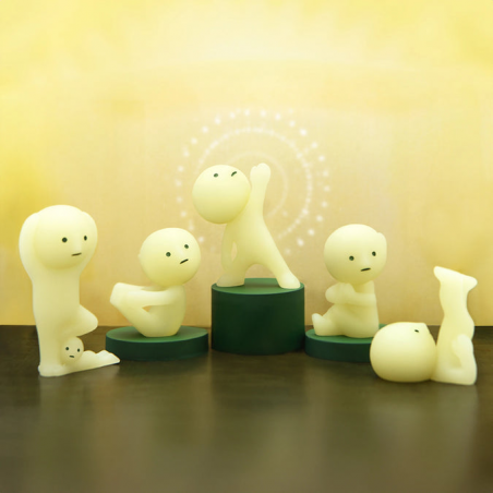 Smiski - Yoga series glow in the dark mini figure