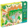 Djeco - Kleuren op hout: Dino wereld