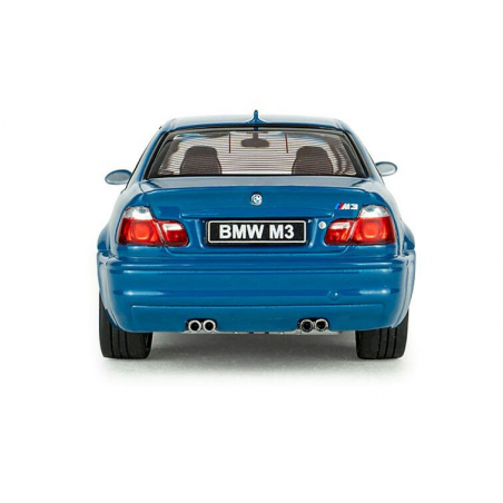 BMW M3 coupe (E46) '00, blauw (Laguna seca blue) - 1:43 - Solido
