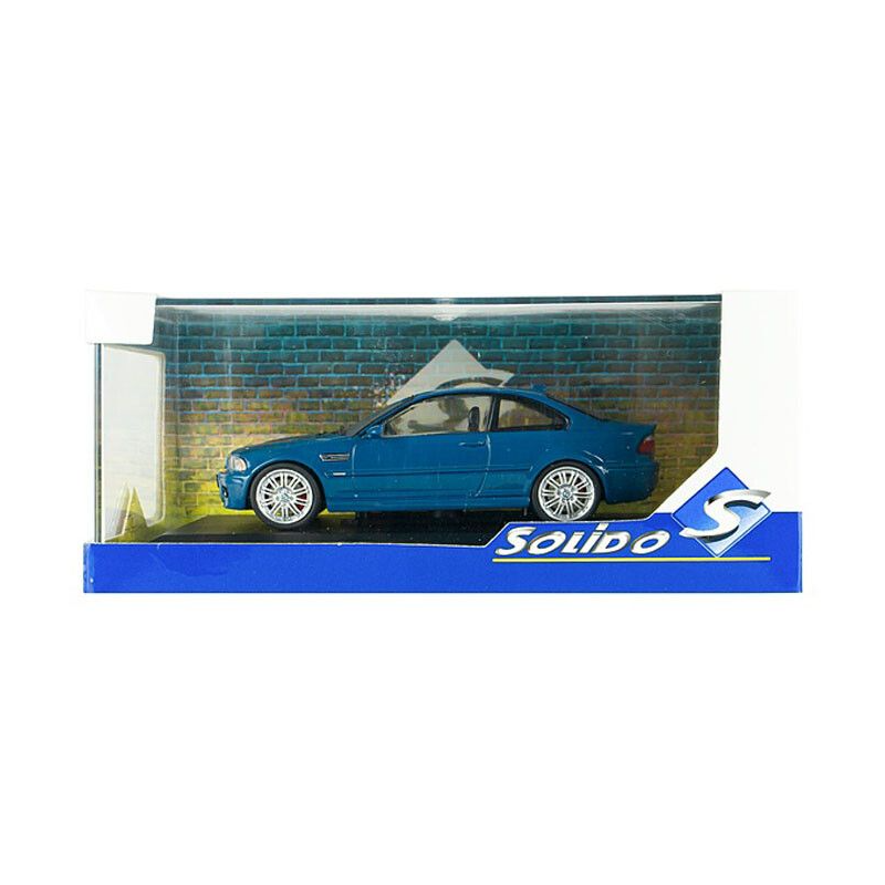 BMW M3 coupe (E46) '00, blauw (Laguna seca blue) - 1:43 - Solido