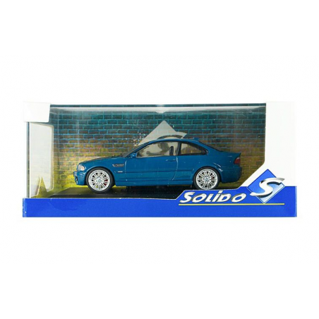 BMW M3 coupe (E46) '00, blauw (Laguna seca blue) - 1:43 - Solido