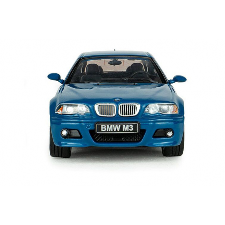 BMW M3 coupe (E46) '00, blauw (Laguna seca blue) - 1:43 - Solido