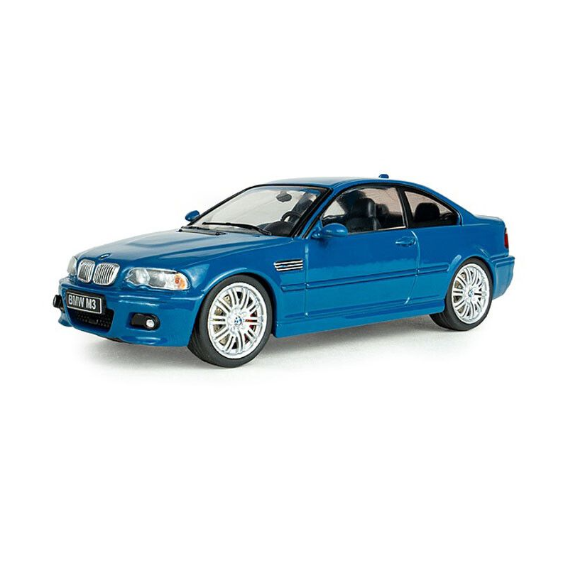BMW M3 coupe (E46) '00, blauw (Laguna seca blue) - 1:43 - Solido