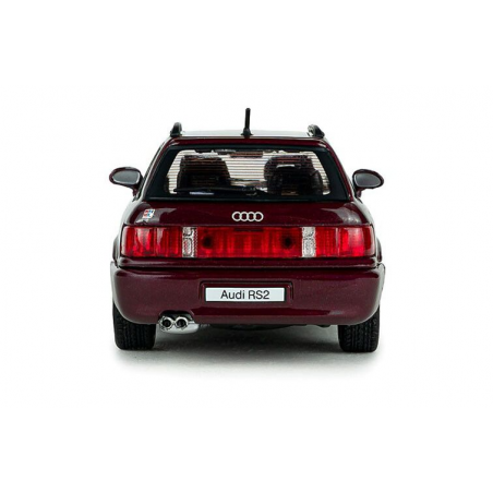 Audi RS2 Avant '95, rood (Ruby red) - 1:43 - Solido