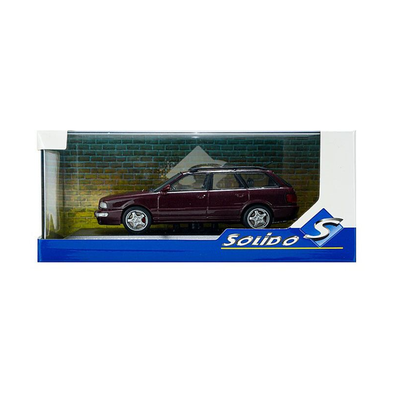 Audi RS2 Avant '95, rood (Ruby red) - 1:43 - Solido