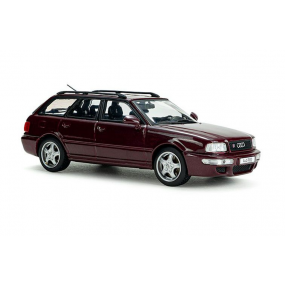 Audi RS2 Avant '95, rood (Ruby red) - 1:43 - Solido