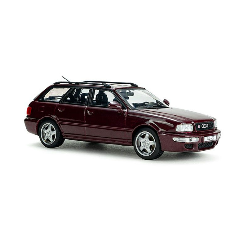 Audi RS2 Avant '95, rood (Ruby red) - 1:43 - Solido