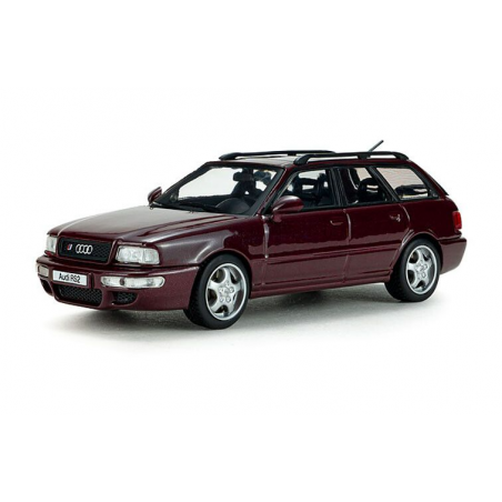 Audi RS2 Avant '95, rood (Ruby red) - 1:43 - Solido