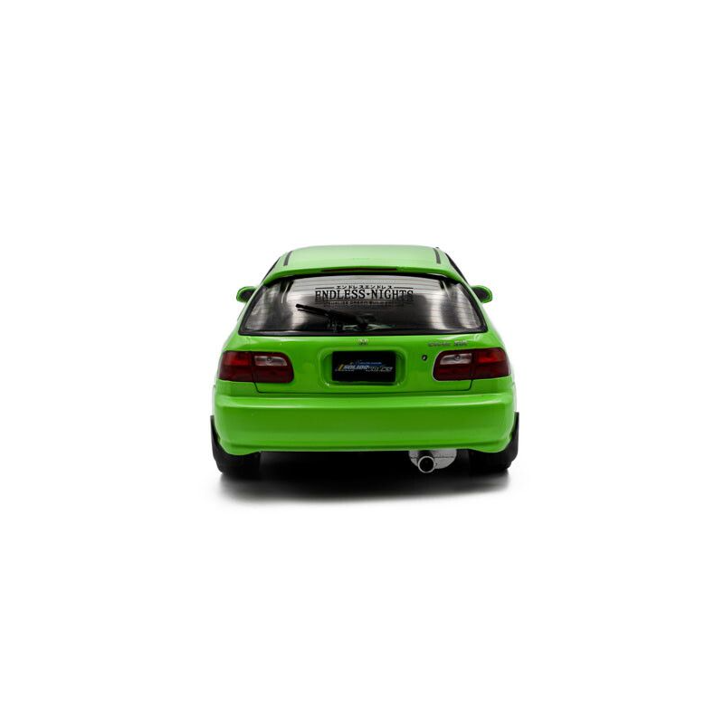 Honda Civic (EG6) Solido Works '91, groen (Neon green) - 1:18 - Solido