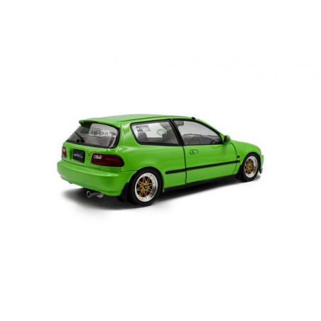 Honda Civic (EG6) Solido Works '91, groen (Neon green) - 1:18 - Solido
