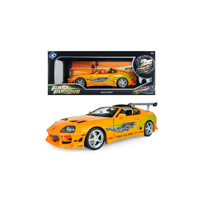 Toyota GR Supra MK4 (A80) Fast & Furious Brain open roof '01 - 1:18 - Solido