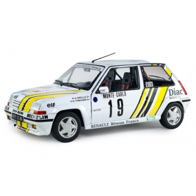 Renault 5 GT Turbo MK2 nr19 Oreille/Thimonier Monte Carlo '89 - 1:18 - Solido