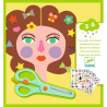 Djeco - Maak het met stickers, kapper