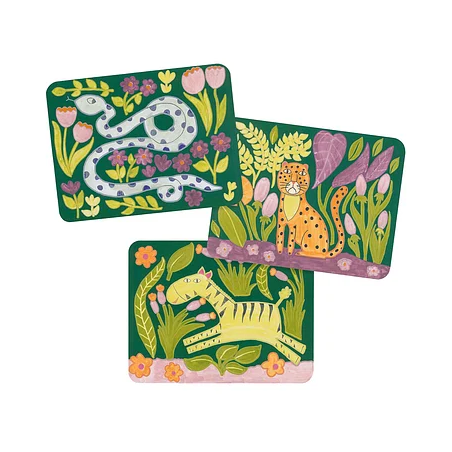 Djeco - Schilderen met palet - wilde dieren