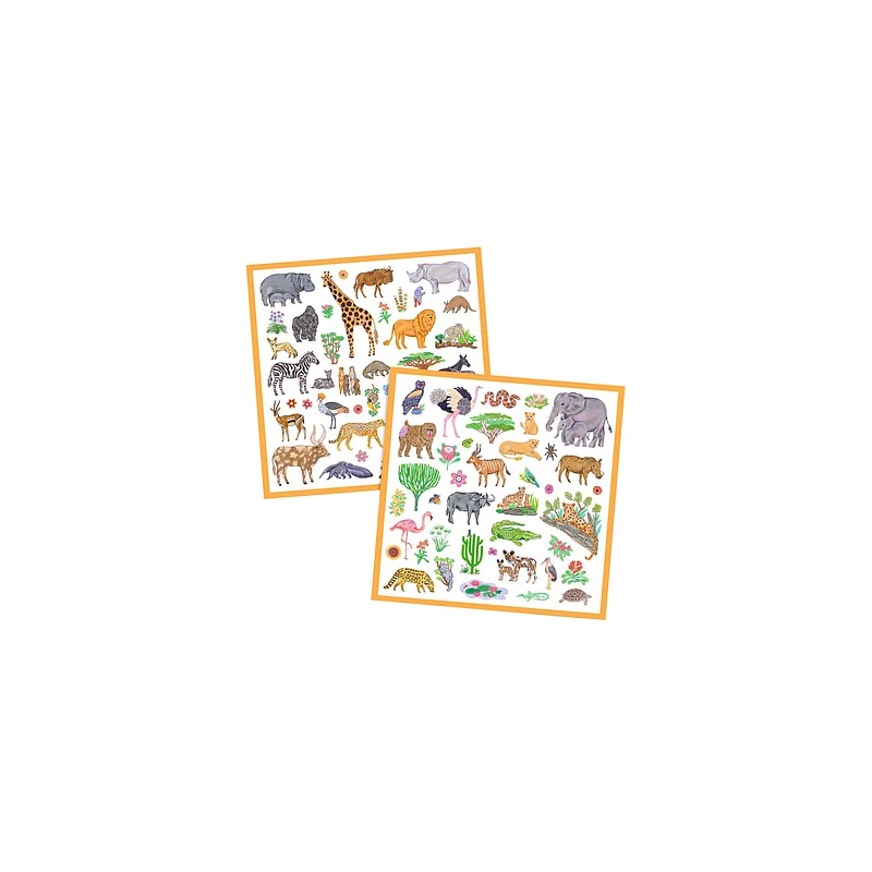 Djeco - Stickers Kenia 160 stuks