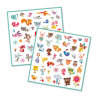 Djeco - Stickers fluffy friends