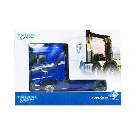Scania 580S Highline '23, blauw metallic - 1:24 - Solido