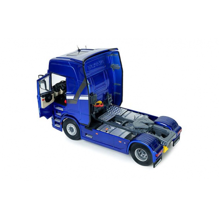 Scania 580S Highline '23, blauw metallic - 1:24 - Solido
