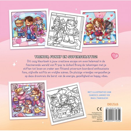 Cozy K-Pop, comfy kleurboek Jade Summer