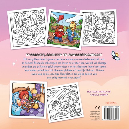 Cozy life, comfy kleurboek Jade Summer