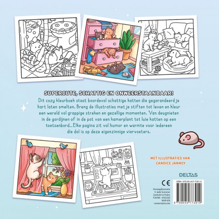 Cozy kitties, comfy kleurboek Jade Summer