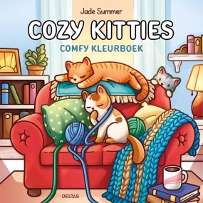Cozy kitties, comfy kleurboek