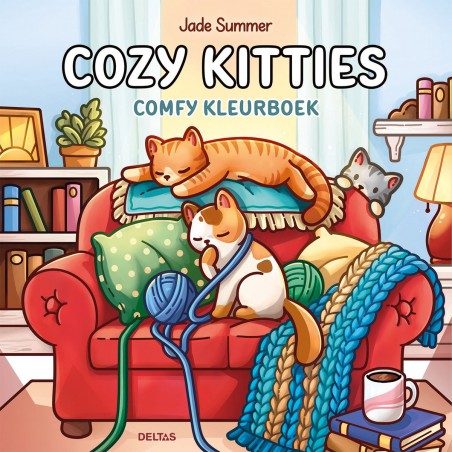 Cozy kitties, comfy kleurboek