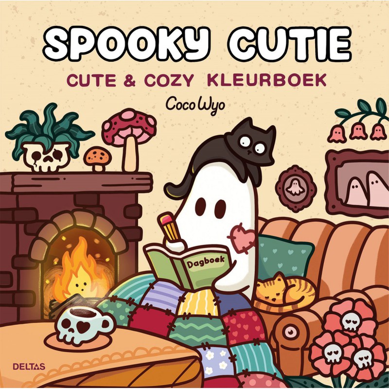 Spooky cutie, cute & cozy kleurboek