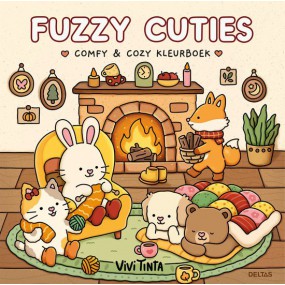Fuzzy cuties, comfy & cozy kleurboek