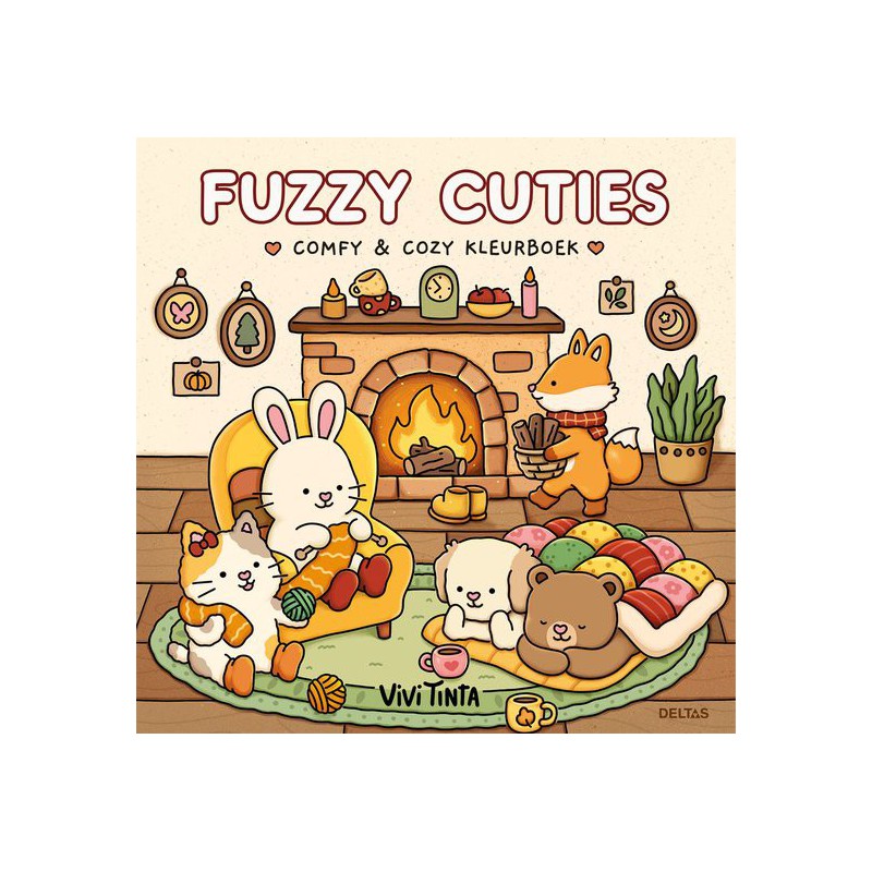Fuzzy cuties, comfy & cozy kleurboek