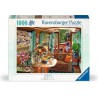 View from my window no. 1 - Canal Boat, 1000 stukjes Ravensburger