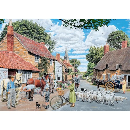 1000stukjes puzzel Ravensburger The Village Farrier
