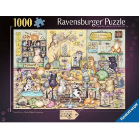 Crazy Cat's Easter Eggstravaganza, 1000 stukjes Ravensburger