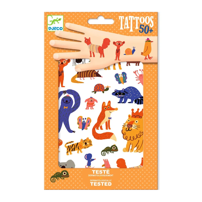 Djeco - Tattoos - Funny animal