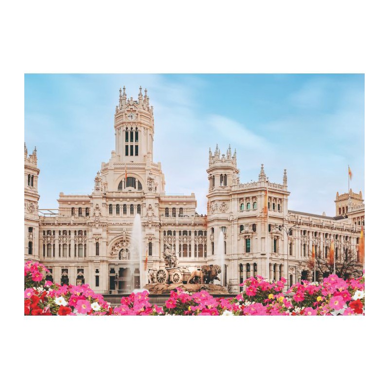 1000stukjes puzzel Ravensburger The Cibeles Palace, Madrid