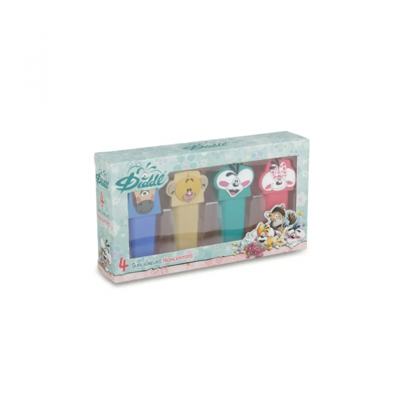 Diddl - 4 pack highlighter