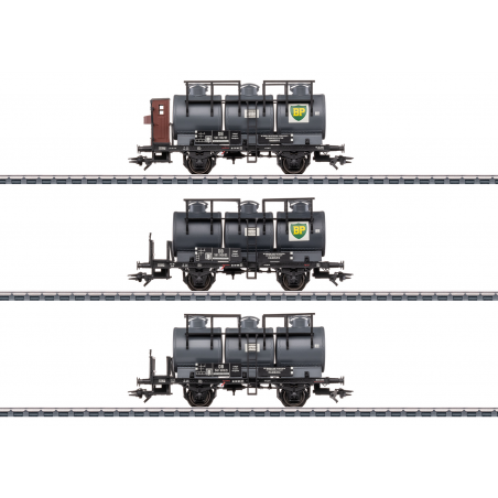 Märklin-H0, Set ketelwagens met drie tanks, 46491