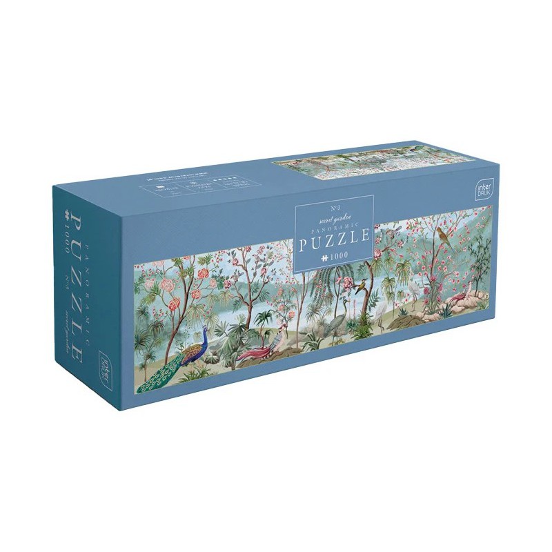 Panoramic puzzel, Secret Garden No.3, 1000 stukjes Interdruk