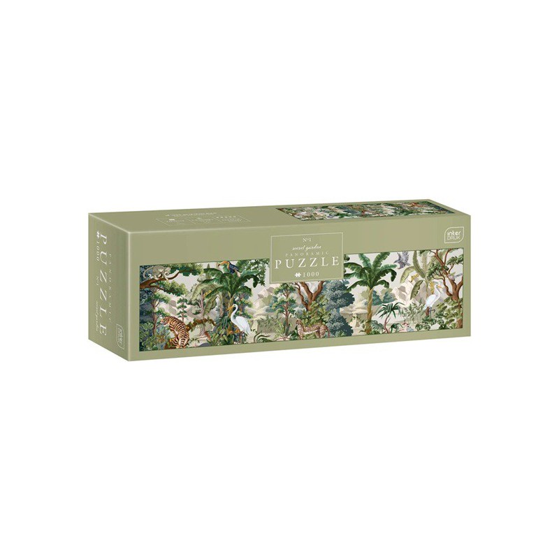 Panoramic puzzel, Secret Garden No.1, 1000 stukjes Interdruk