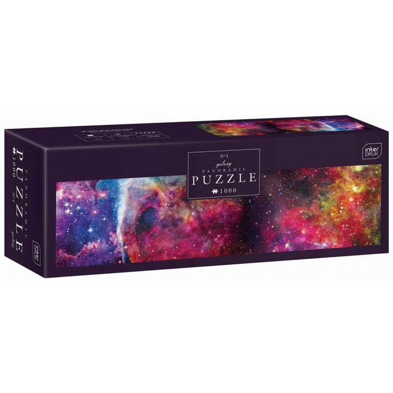 Panoramic puzzel, Galaxy No.1, 1000 stukjes Interdruk