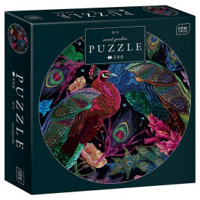 Round Puzzle Secret Garden No.1, 500 stukjes Interdruk