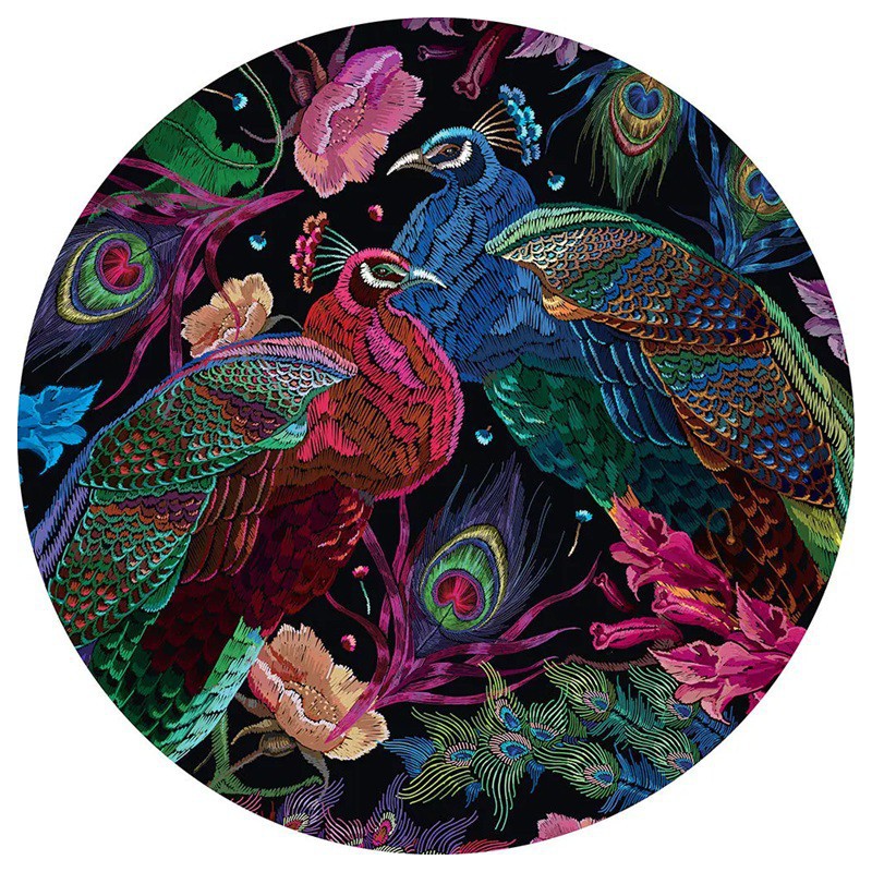 Round Puzzle Secret Garden No.1, 500 stukjes Interdruk
