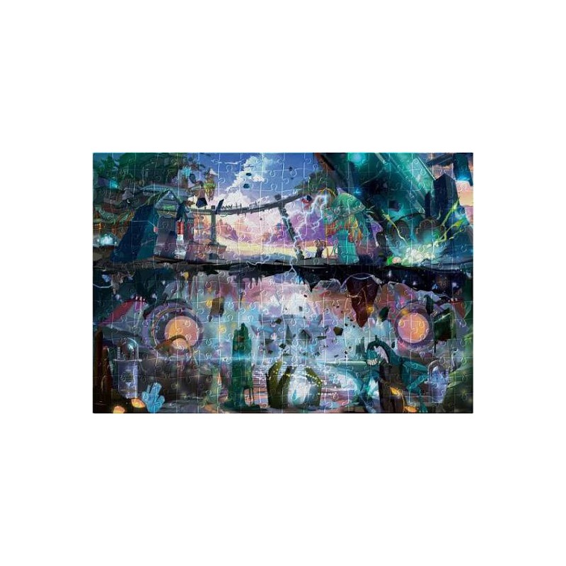 Puzzle Metallic Fantasy - Mysterious city 500 stukjes Interdruk