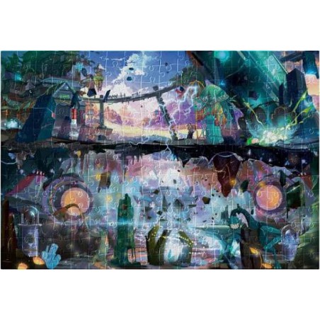 Puzzle Metallic Fantasy - Mysterious city 500 stukjes Interdruk