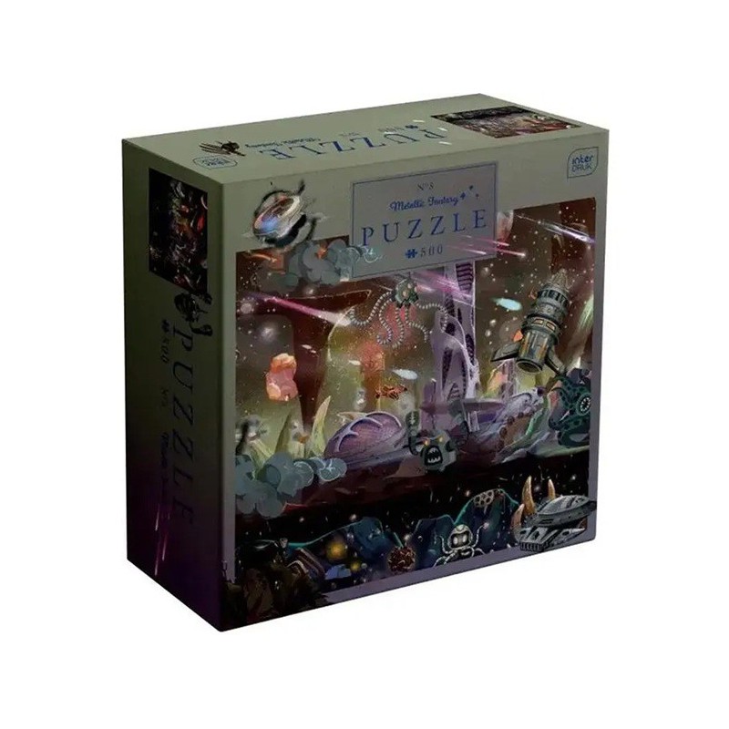 Puzzle Metallic Fantasy - Space Quest, 500 stukjes Interdruk