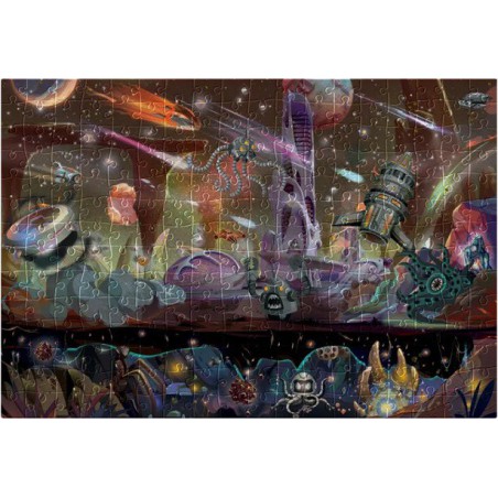 Puzzle Metallic Fantasy - Space Quest 500 stukjes Interdruk