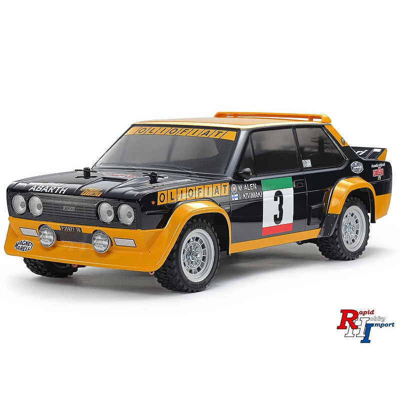 RC Fiat 131 Abarth Rally Olio Fiat (MF-01X), Tamiya, Modelbouw RC