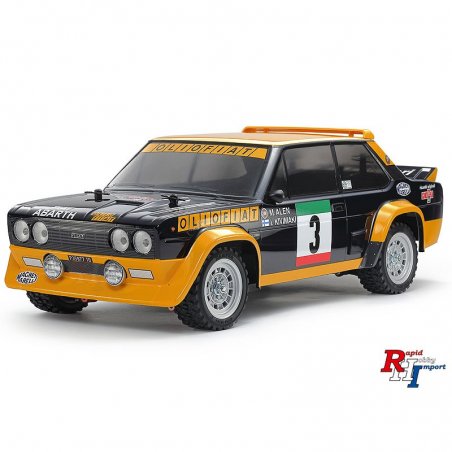 RC Fiat 131 Abarth Rally Olio Fiat (MF-01X), Tamiya, Modelbouw RC